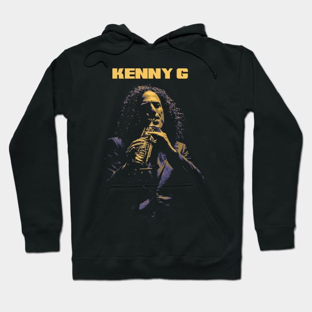 Kenny G Saxophone Hoodie by Suksesno Aku Gusti